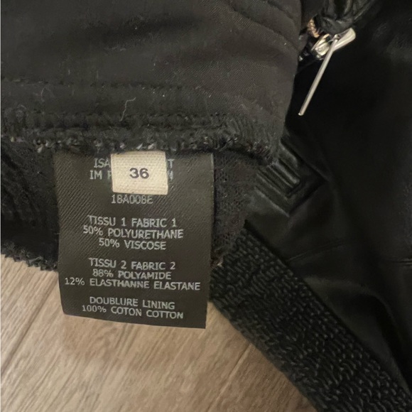 Isabel Marant Etoile Faux Leather moto pant. Size 36 - Picture 4 of 5